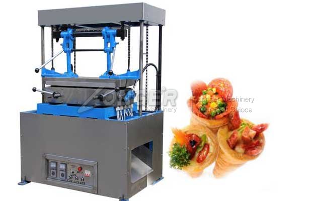 The new purchase of Pizza Cone Making Machine From Korea Customer