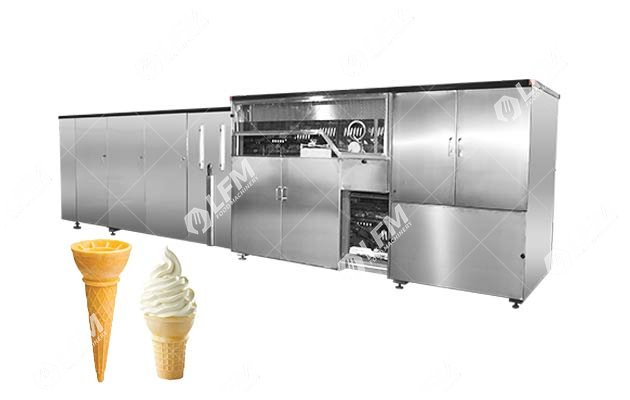 Automatic Ice Cream Wafer Cone Production Line 8000PCS/H