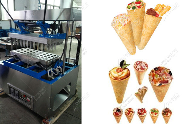 pizza cone making machine