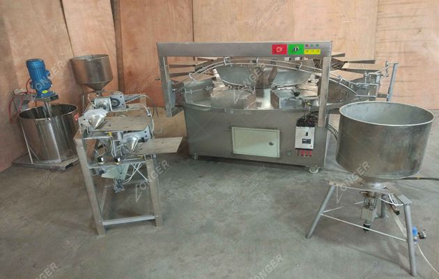 ice cream cone backing machine